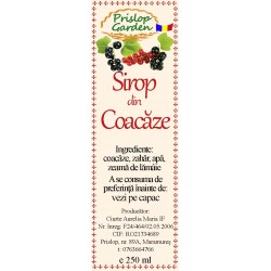 Eticheta Sirop de coacaze