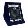 Placheta personalizată prin gravură laser 10 cm x 14 cm