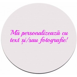 Mousepad rotund personalizat