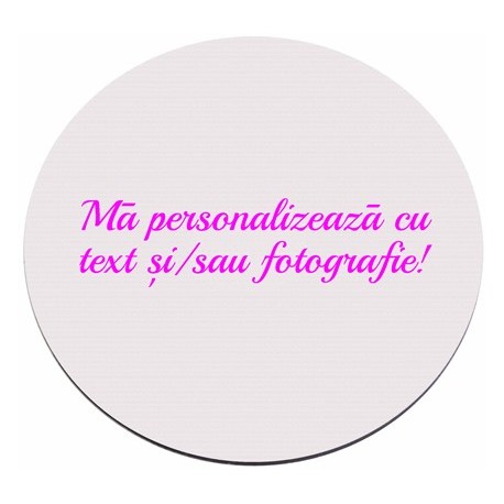 Mousepad rotund personalizat