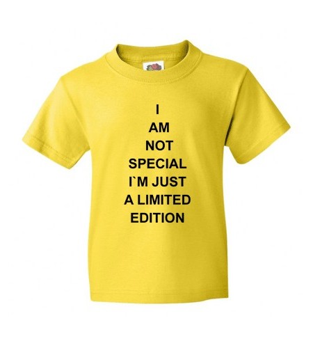 I'm not special i'm limited edition